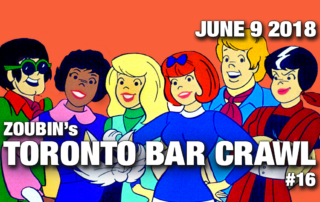 june9 toronto bar crawl event poster