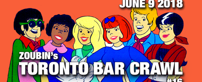 june9 toronto bar crawl event poster