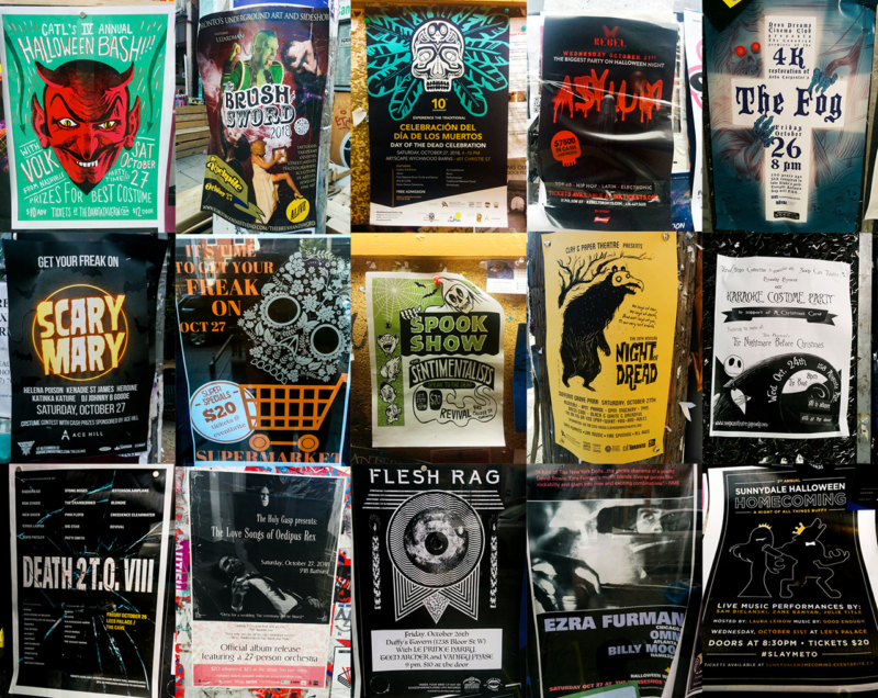 toronto halloween poster roundup 2018